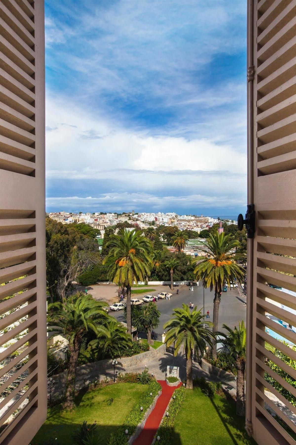 Grand Hotel Villa De France Tanger Exterior foto View of the city from the hotel